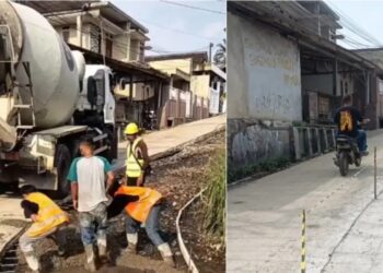 Perbaikan Jalan Gudang–Caringinkulon Capai 85 Meter, DPU Gunakan Rigid Beton
