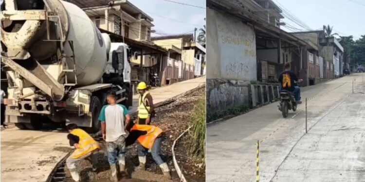 Perbaikan Jalan Gudang–Caringinkulon Capai 85 Meter, DPU Gunakan Rigid Beton
