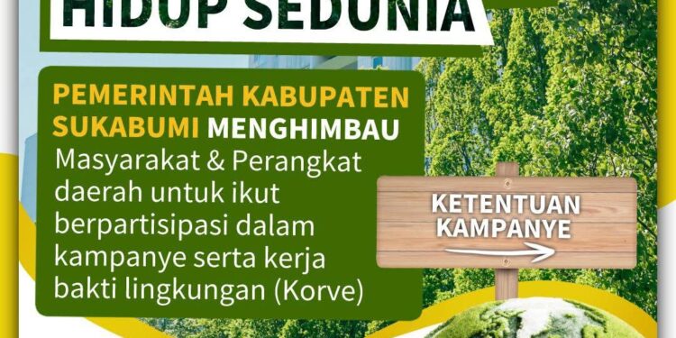 Saatnya Beraksi untuk Iklim, Pemkab Sukabumi Ajak Masyarakat Ramaikan Hari Lingkungan Hidup Sedunia 2026