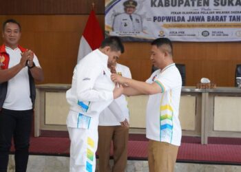 Lepas Kontingen Popwilda Jabar, Wabup Dorong Atlet Tampil Percaya Diri