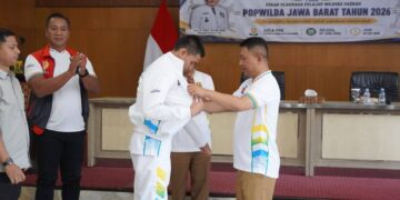 Lepas Kontingen Popwilda Jabar, Wabup Dorong Atlet Tampil Percaya Diri