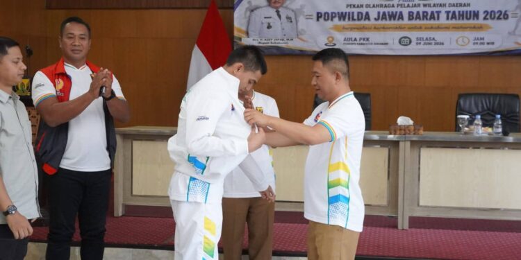 Lepas Kontingen Popwilda Jabar, Wabup Dorong Atlet Tampil Percaya Diri