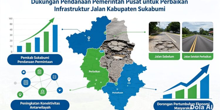 Perbaikan Jalan di Sukabumi Terkendala Dana, Dinas PU Lobi Bappenas dan DPR RI