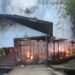 Diduga Korsleting Listrik, Warung dan Pos Balawista di Curug Cimarinjung Sukabumi Ludes Terbakar
