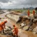 Dinas PU Kabupaten Sukabumi Bangun Kembali Saluran Irigasi Cipamatutan yang Rusak Diterjang Banjir