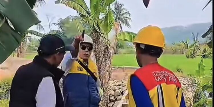Dinas PU Sukabumi Kebut Pembangunan Irigasi DI Cibatu, Progres Sudah 90 Persen