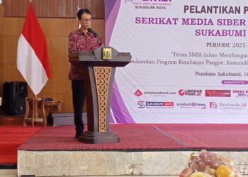 Pelantikan SMSI Sukabumi Raya, Kadis Kominfosan: Perkuat Sinergi dan Tingkatkan Literasi Digital
