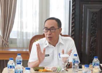 Sekda Bahas Potensi dan Perkembangan Bonsai di Kabupaten Sukabumi Bersama Rubi