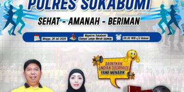 Polres Sukabumi Gelar Car Free Day, Ajak Masyarakat Wujudkan Hidup Sehat, Amanah, dan Beriman