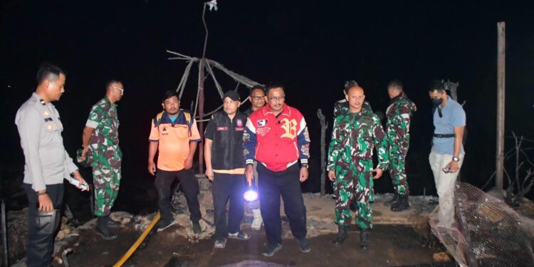 Bupati Sukabumi Tinjau Lokasi, Instruksikan Penanganan Bencana di Ciptamulya Dipercepat