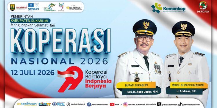 Pemkab Sukabumi Ucapkan Selamat Hari Koperasi Nasional 2026, Dorong Koperasi Semakin Berdaya