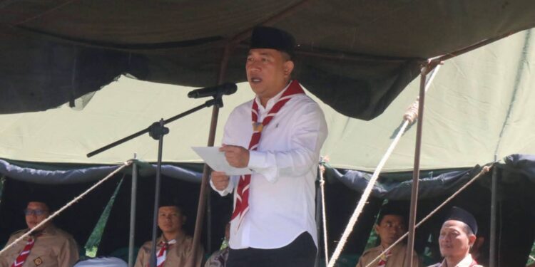 Wabup Dorong Pramuka Perkuat Karakter dan Kepemimpinan Generasi Muda