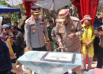 Jembatan Merah Putih Presisi di Cibadak  Sukabumi Diresmikan, Bupati Minta Masyarakat Merawatnya