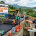 Tinjau Perbaikan Jalan Strategis Pariwisata, Dinas PU Kabupaten Sukabumi Targetkan Rampung Sebelum Musim Hujan