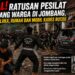 Mencekam! Ratusan Pesilat Serang Warga di Jombang, 2 Luka-Luka, Rumah dan Mobil Kades Rusak