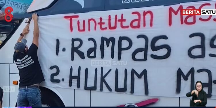 Jelang Aksi 27 Agustus di DPR RI, Massa AMPB Pati Siapkan Bus hingga Keranda Jenazah