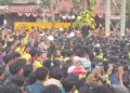Aksi Gabungan Mahasiswa BEM Semarang Ricuh, Massa Dihadang Polisi di Jalan Pemuda