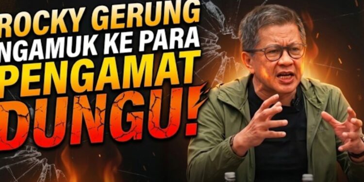 Semprot Oposisi Tanpa Arah, Rocky Gerung Lontarkan Wacana Ekstrem: Perlu ‘Radical Break’ dan Federalisme Indonesia!