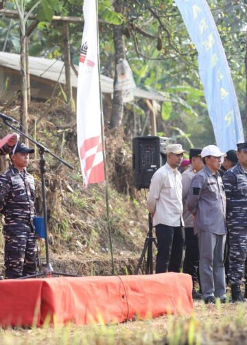 SEKDA HADIRI PERSIAPAN PELETAKAN BATU PERTAMA PEMBANGUNAN JEMBATAN LEUWIDINGDING