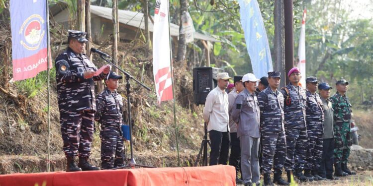 SEKDA HADIRI PERSIAPAN PELETAKAN BATU PERTAMA PEMBANGUNAN JEMBATAN LEUWIDINGDING