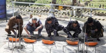 Groundbreaking Jembatan Leuwidinding, Bupati Sukabumi Tegaskan Komitmen Pemerataan Pembangunan