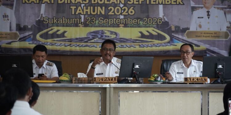 Pimpin Rapat Dinas, Bupati Sukabumi Instruksikan Optimalisasi Pelayanan Masyarakat