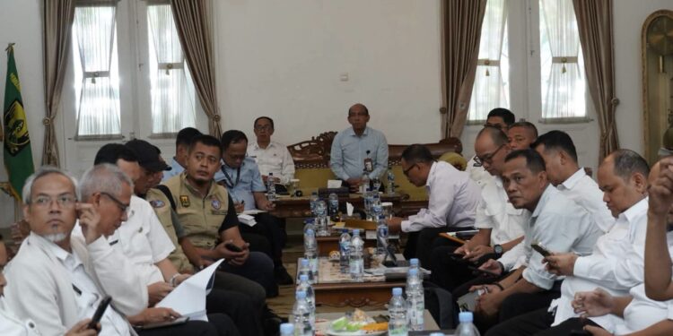 Sekda Sukabumi Terima Kunjungan KSP, Bahas Penanganan Bencana