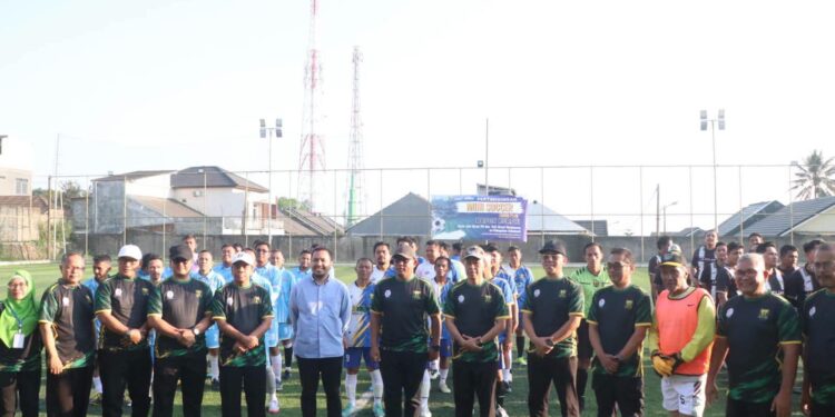 Buka Turnamen Mini Soccer Korpri, Sekda Sukabumi: Ini Wadah Pererat Kebersamaan