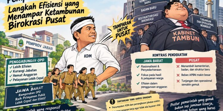 Tampar Birokrasi Pusat! Gebrakan Efisiensi Pemprov Jabar yang Bikin Melongo