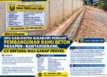 Dinas PU Rekonstruksi Bahu Jalan Beton Pasapen–Bantargebang, Targetkan Ketahanan Struktur