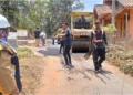 Progres Rekonstruksi Jalan Cipamingkis–Cikarang Capai 95 Persen, PU Sukabumi Lakukan Monitoring