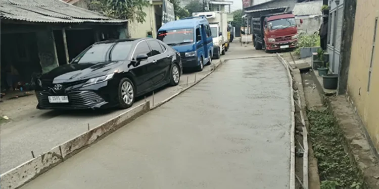 Dinas PU Sukabumi Rehabilitasi Jalan Benda-Durengede
