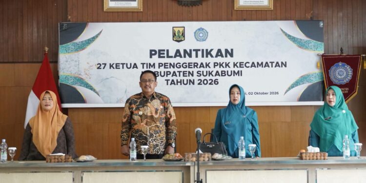 TP PKK Kecamatan Dilantik, Bupati Sukabumi Tekankan Koordinasi dan Kepekaan terhadap Persoalan Wilayah