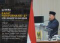 DPRD Kabupaten Sukabumi Gelar Paripurna ke-27, Bahas Jawaban Bupati Soal Raperda SOTK