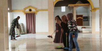 Satgas TMMD ke-130 Sukabumi Wujudkan Kenyamanan Ibadah di Mekarjaya