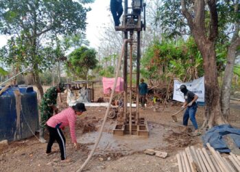 TMMD ke-130 Sukabumi, Sumur Bor Cikiara Kebun Tembus 40 Meter