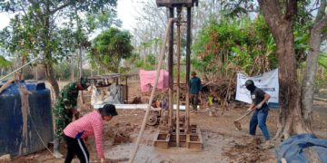 TMMD ke-130 Sukabumi, Sumur Bor Cikiara Kebun Tembus 40 Meter