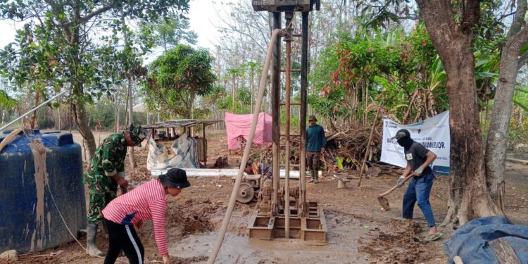 TMMD ke-130 Sukabumi, Sumur Bor Cikiara Kebun Tembus 40 Meter