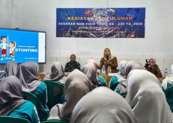 TMMD ke-130 Kodim 0622/Sukabumi Peduli Kesehatan Ibu dan Anak
