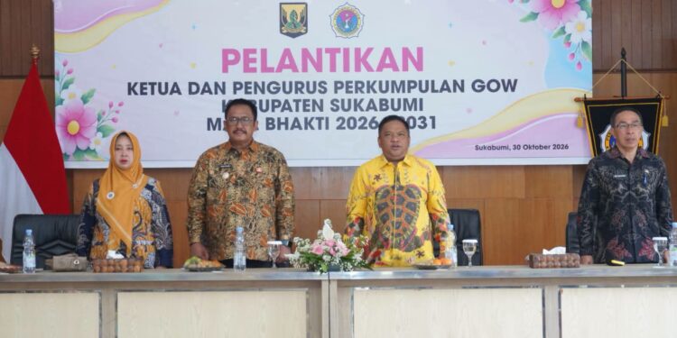 Lantik Pengurus GOW, Bupati Tekankan Soliditas dan Pengabdian kepada Masyarakat